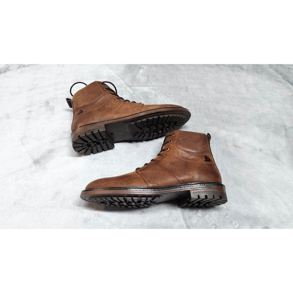 Bull Boxer Men's Size 10 Cognac Kullen Boot Shoes Leather Made New without Box